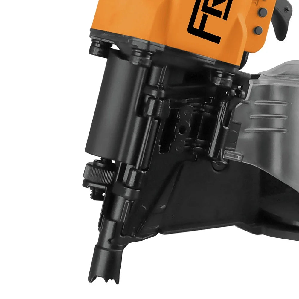 Freeman G2CN90 2nd Generation Pneumatic 15 Degree 3-1/2" Coil Framing Nailer with Adjustable Metal Belt Hook and 1/4" NPT Air Connector