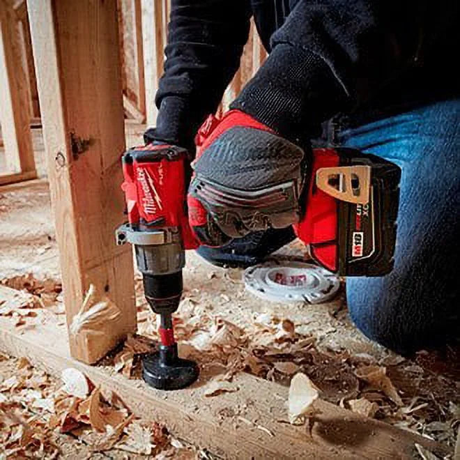 Milwaukee M18 Fuel 1/2" 18V Brushless Hammer Drill Driver 2804-22 with (2) 5Ah Batteries, Charger, & Tool Case