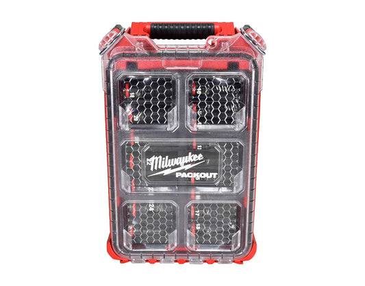 Milwaukee 49-66-6803 1/2" Impact Duty Drive Metric Deep Well Socket Set (16pc)