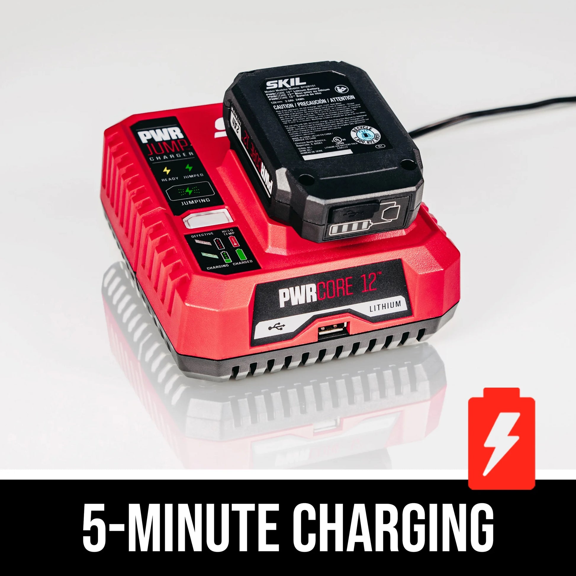 SKIL PWR Core 12? Brushless 12V Cordless Reciprocating Saw with PWR Jump Charger
