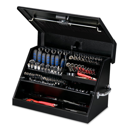 Montezuma 23" x 14" Triangle Toolbox (Steel, Black)