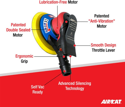 AirCat Self-Vac Orbital Palm Sander