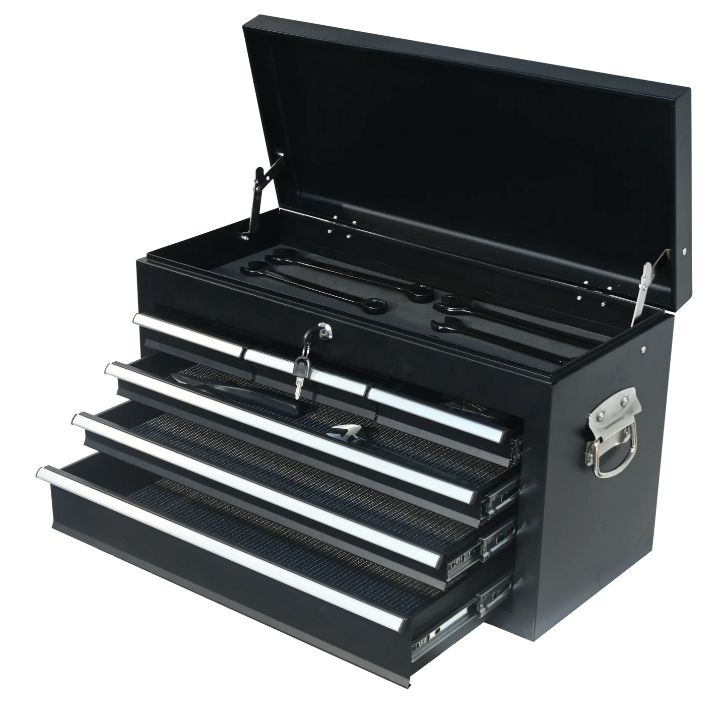 8 Drawer Large Capacity Rolling Toolbox, Detachable Cabinet Storage Tool Chest with Wheels, Tool Storage Cabinet with Lock for Workshop Garage