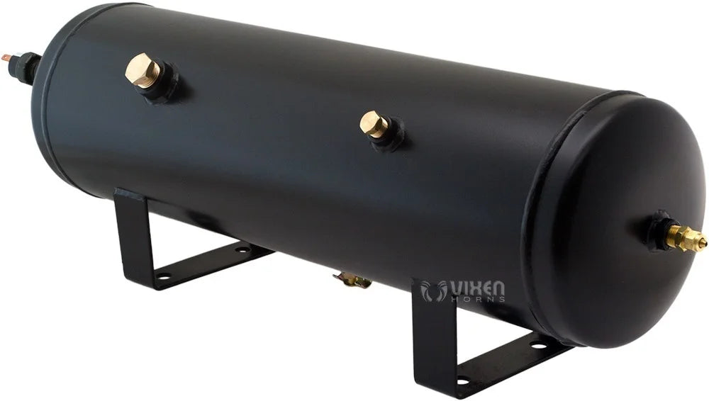 Vixen Horns OCTOPOD Train Horn Kit for Trucks/Car/Semi. Complete Onboard System- 200psi Air Compressor, 3 Gallon Tank, 8 Trumpets. Super Loud dB. Fits Vehicles like Pickup/Jeep/RV 12v VXO8330/8124XC