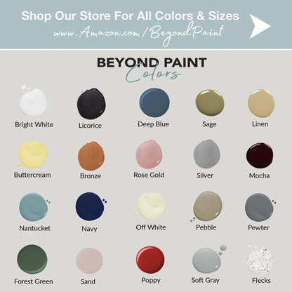 Beyond Paint Countertop Makeover Kit with Paint, Sealer, Flecks and Tools for Countertops, Nantucket