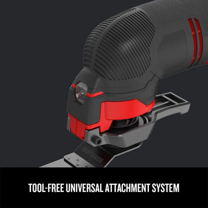 Craftsman V20 20 volt Cordless Oscillating Tool Kit 18000 opm Red 15 pc. - Case Of: 1; Each Pack Qty: 15; Total Items Qty: 15