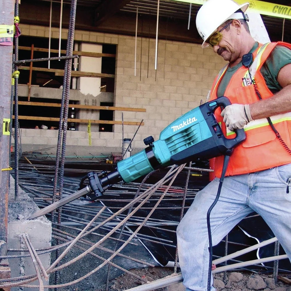 Makita Demolition Hammer, 1 1/8 In Hex, 35 Lb HM1307CB
