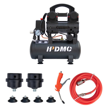 HPDMC Portable Oil-Free Air Compressor 120L/min 115psi, 110V 1-Phase with 2.5 Gallon Tank for Home, Garage & Workshop
