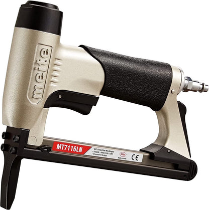 MEITE MT7116LN Pneumatic Staple Gun with Long Nose 22 Gauge 3/8" Crown 1/4" to 5/8" Length 71 Series