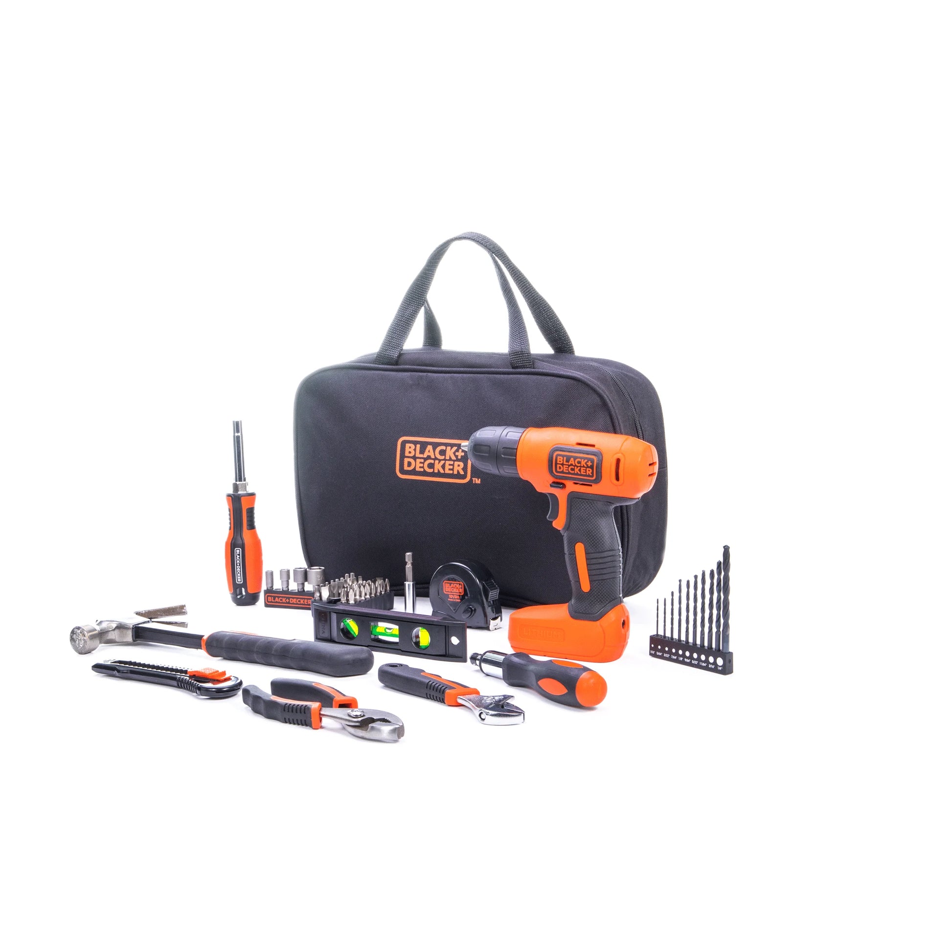 BLACK+DECKER 8V MAX* Cordless Drill Project Kit, BDCD8PK