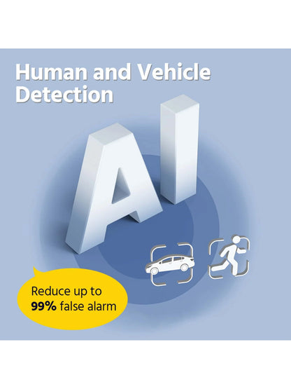 ANNKE PoE Security Camera 4K 8 Channel H.265+ NVR 5MP IP Turret Cameras with AI Vehicle Detection