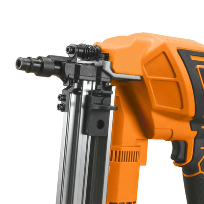 Freeman PE20VCSPN40 20 Volt Cordless and Brushless 1-1/2" Concrete Nailer Kit with Lithium Ion Battery, Charger, and Case - 750 Shots per Charge