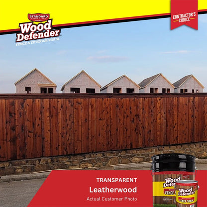 Standard Paints 809503-5 Fence Stain Leatherwood - 5 gal