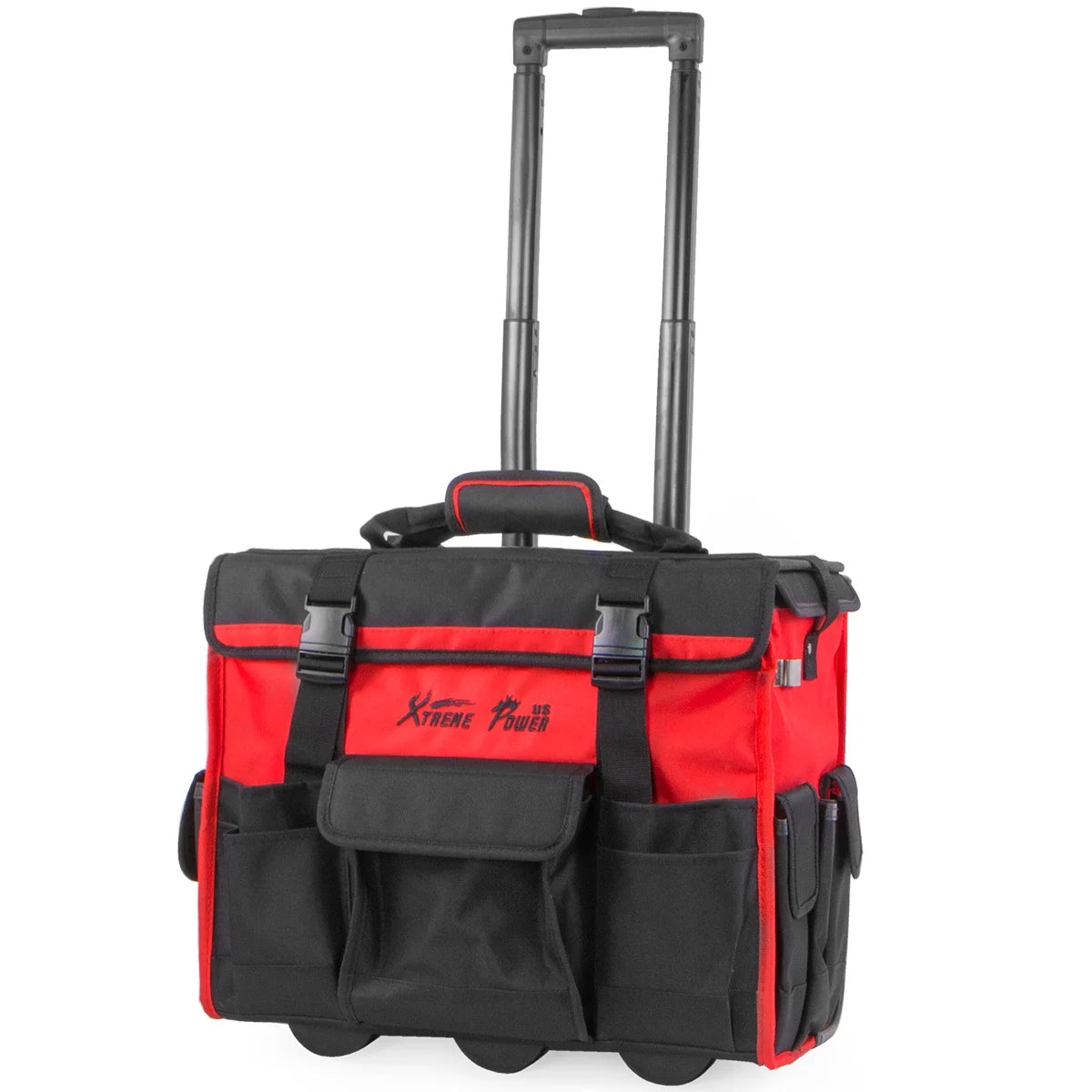 Stark USA 20'' Rolling Tool Bag, Waterproof Tool Bag with Wheels, Portable Storage Organizer Rolling Tool Tote, for Electrician, Construction