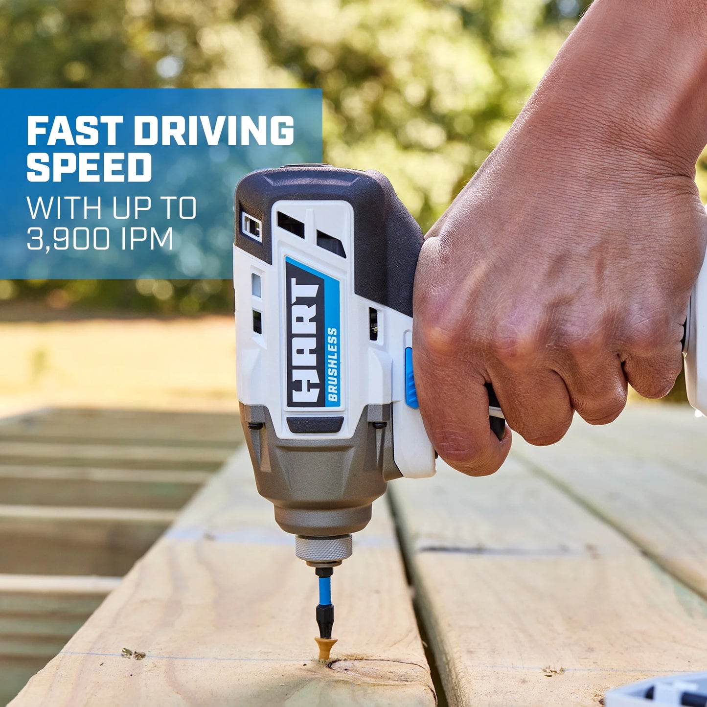 HART 20-Volt Cordless Brushless Impact Driver Kit, Gen 2, 1/4" Hex Collet