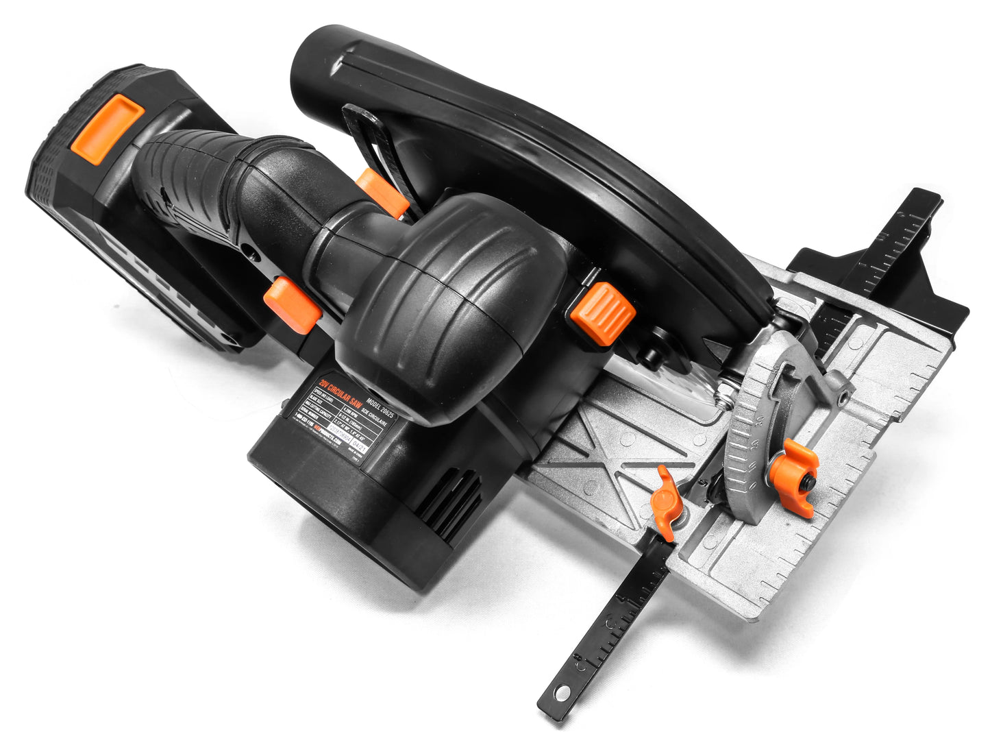 WEN 20V Max 6.5-Inch Cordless Circular Saw with 4.0 Ah Lithium-Ion Battery and Charger