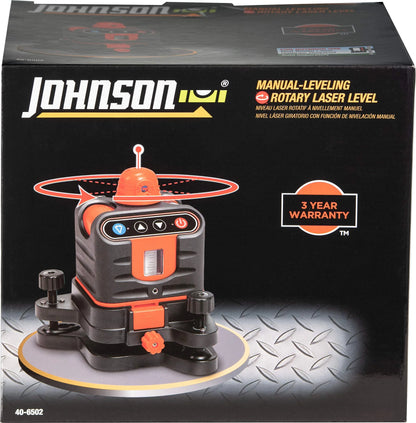 Johnson 40-6502 Manual-Leveling Rotary Laser