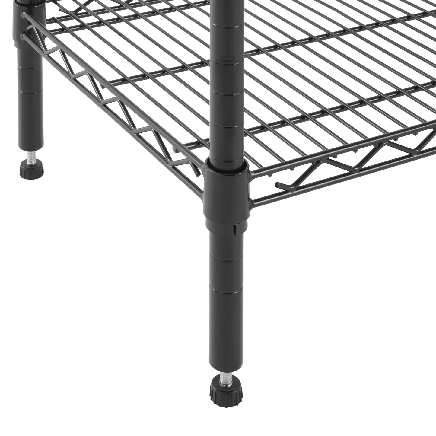 Hyper Tough 5-Tier Multipurpose Wire Shelving Rack, Chrome Color, 3000lbs Load Capacity