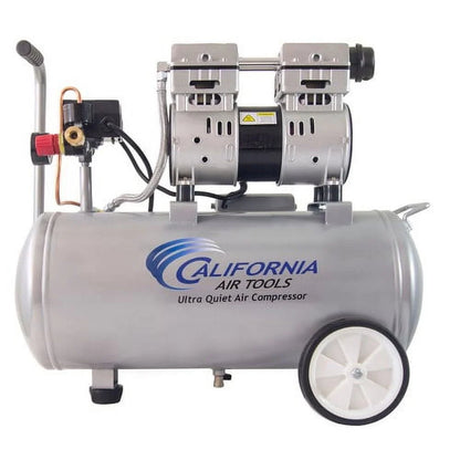 California Air Tools 8010 Steel 1.0 HP Ultra Quiet Oil-Free Air Compressor 8.0 gal