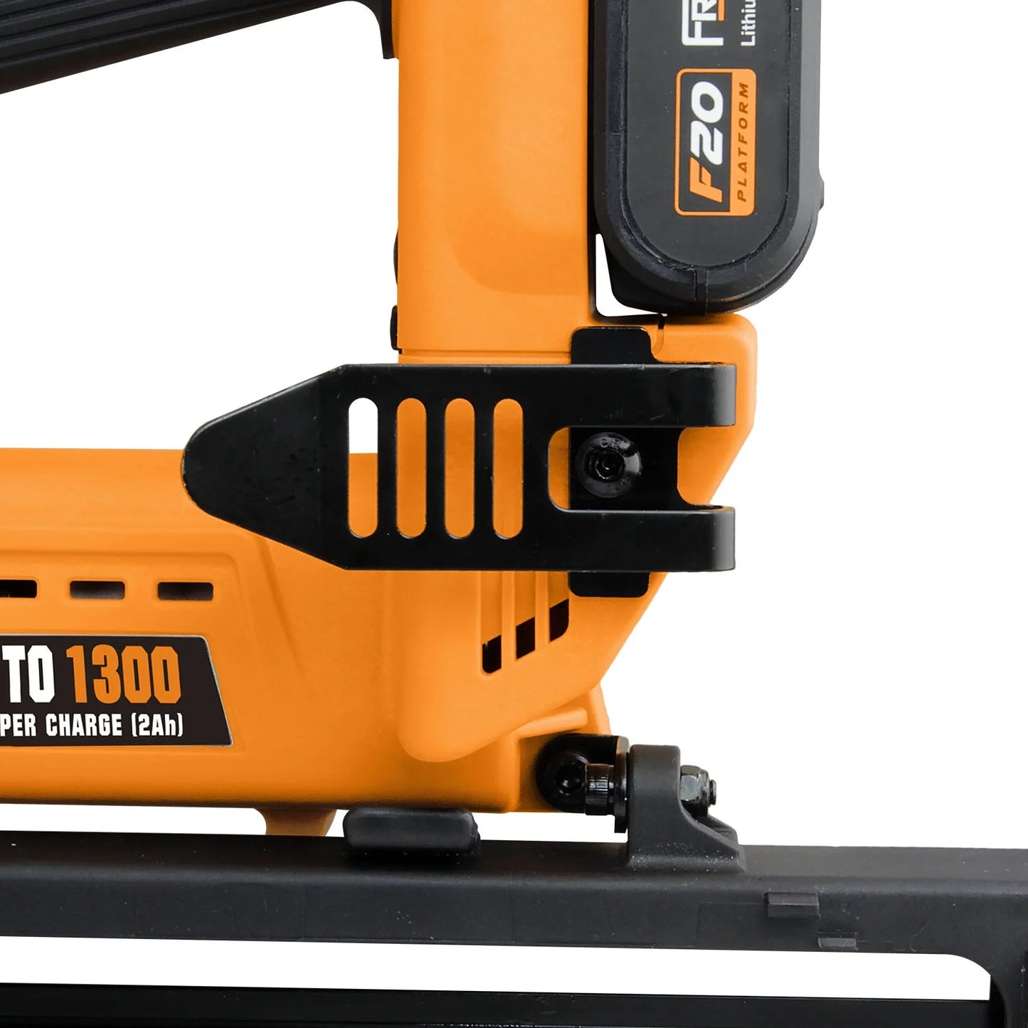Freeman PE20VFN64 20 Volt Cordless 16-Gauge 2-1/2" Straight Finish Nailer Kit with Lithium Ion Battery, Charger, Bag, and Nails (200 Count) - 1300 Shots per Charge