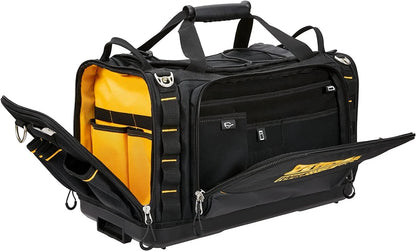 DEWALT Tool Bag 50 Pockets Waterproof Base Vertical Storage, Black