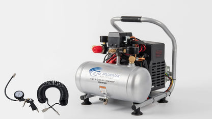 California Air Tools 12V1P10S Light & Quiet .12 Volt, 1.0 Gal. Steel Tank Portable Air Compressor