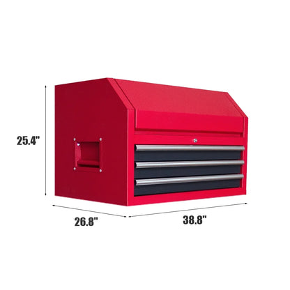 HPDAVV Heavy Duty 36inch 9-drawer Tool Chest and Cabinet, 9-Drawer Tool Chest Combo Rolling Cabinet with Locking System, 36 in. W x 24.5 in. D