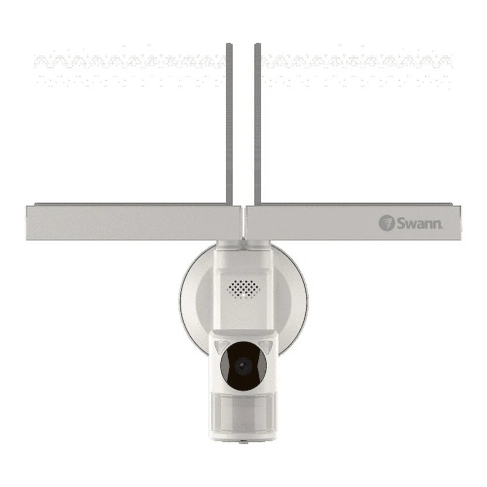 Swann Wi-Fi 1080p Weatherproof Slimline Floodlight Camera, Color Night Vision, Heat Motion-Sensing, 2-Way Talk