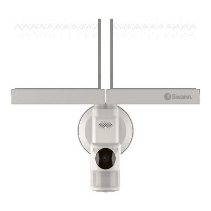 Swann Wi-Fi 1080p Weatherproof Slimline Floodlight Camera, Color Night Vision, Heat Motion-Sensing, 2-Way Talk