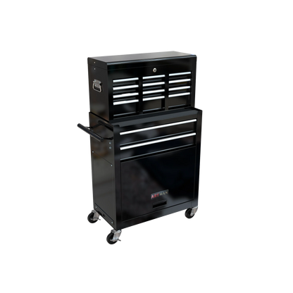 High Capacity Rolling Tool Chest, 8-Drawer Storage Cabinet, Black