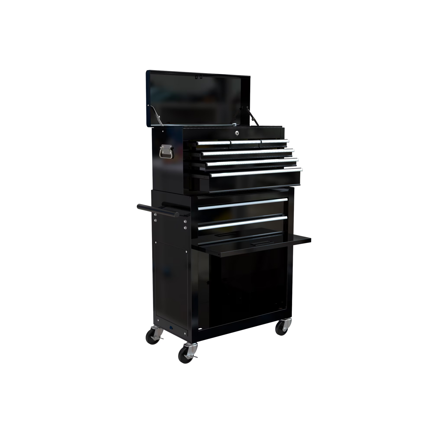 Rolling Tool Chest with Wheels and Drawers, 8-Drawer Tool Storage Cabinet