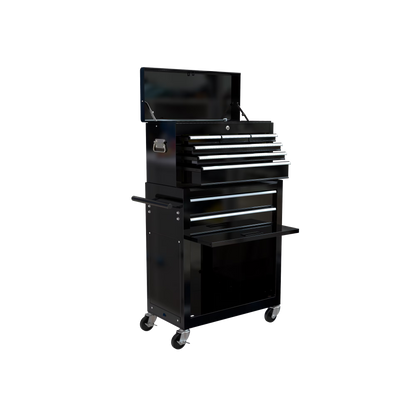 Rolling Tool Chest with Wheels and Drawers, 8-Drawer Tool Storage Cabinet