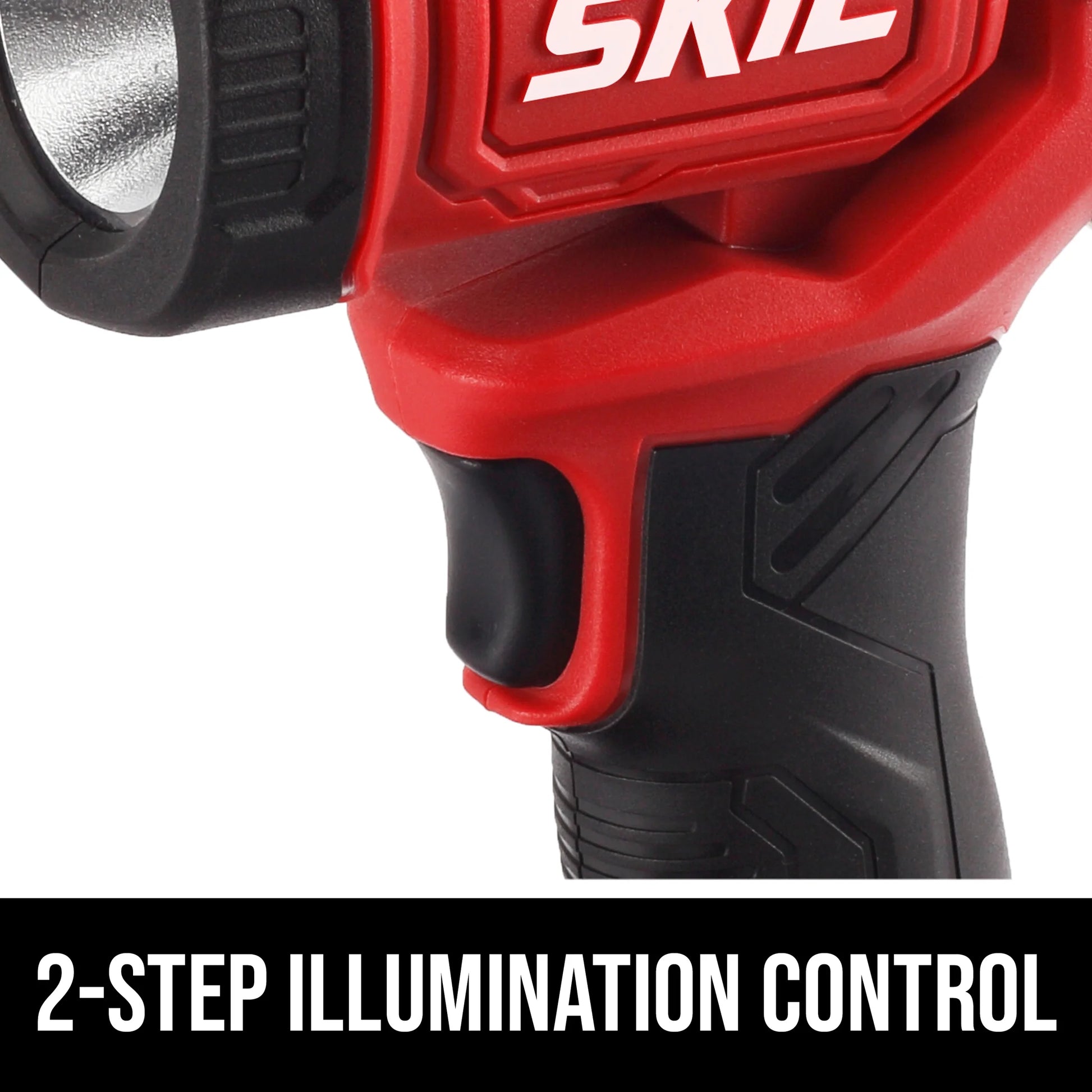 SKIL CB739601 PWR CORE 20V 4 Tool Combo Kit, Drill Driver, Impact, Drive, Recip Saw, and Spot Light, with two 2.0Ah Batteries and Charger