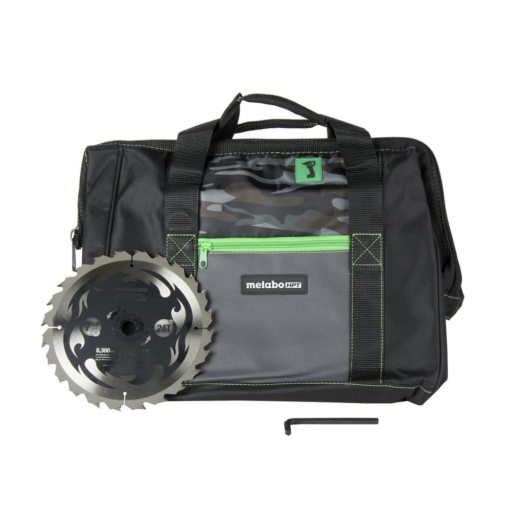 Restored Metabo HPT C7SB3M 15 Amp Single Bevel 7-1/4 in. Corded Circular Saw with Blower Function, and Aluminum Die Cast Base (Refurbished)