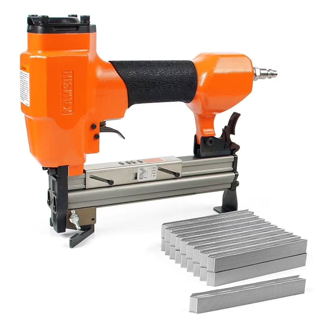 KAMSIN V1015 30 Gauge Pneumatic Framing Nail Gun, Picture Frame V Nailer 5/16'' to 19/32'', 1 Piece