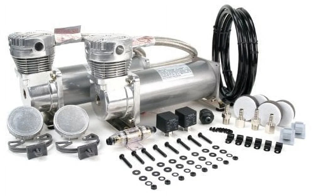 Dual Pewter 480C Value Pack (200 PSI, 480C/2, 165/200 P. Switch, 40 Amp Relay/2, Fuse Holder)
