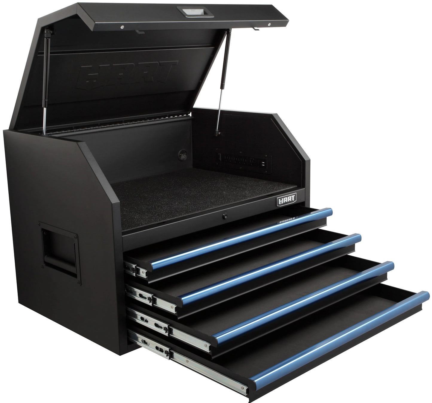 Hart 4-Drawer Steel Tool Chest Power Strip for Tool Storage