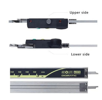 Mitutoyo 500-196-30 Advanced Onsite Sensor AOS Absolute Scale Digital Caliper 500 Series, 0" to 6"/0 to 150mm Measuring Range, 0.0005"/0.01mm Resolution, AOS