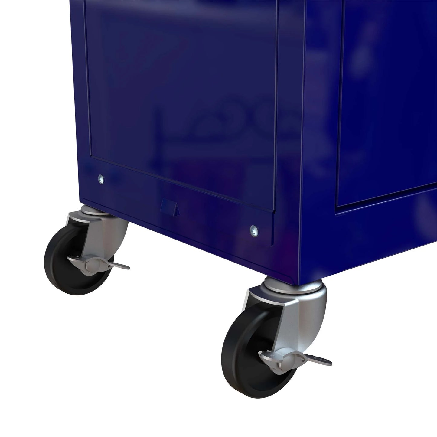 Aukfa Tool Box, 2 in 1 Steel Rolling Tool Chest & Cabinet on Wheels for Garage, 8-Drawers, Blue