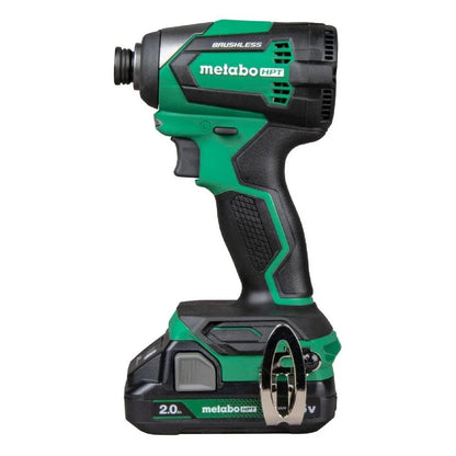 Metabo HPT 18V MultiVolt Brad Nailer + Impact Driver Combo Kit, KC18DEXQD