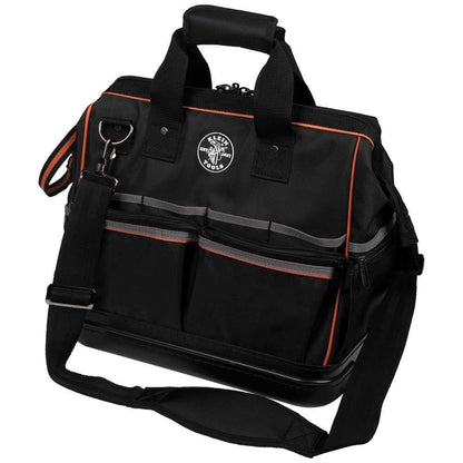 Klein Tools 55431 Black & Orange Tradesman Pro 31 Pocket Lighted Tool Bag