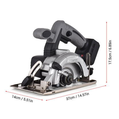 NANWEI Circular Saw Electric Saw 21V 7800RPM Cordless Brushless Tile Saw 45 Degree Adjustable Bevel Cutting with 110mm Blade