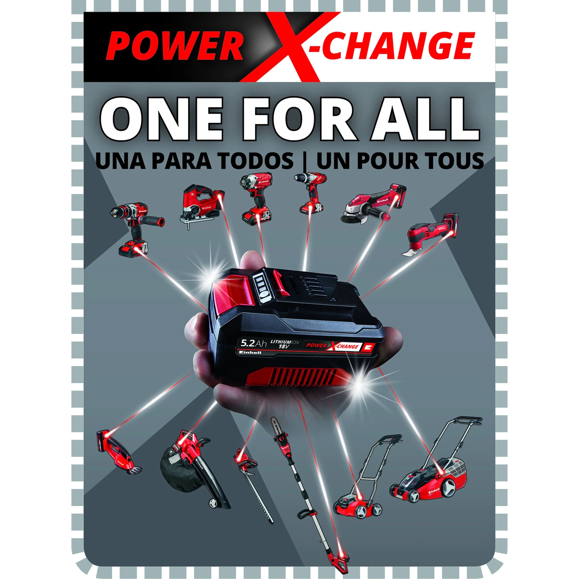 Einhell TE-CD 18/2 Li 18-Volt Power X-Change Cordless Drill Workshop Power Tool Kit, 3/8-Inch, W/1.5-Ah Battery