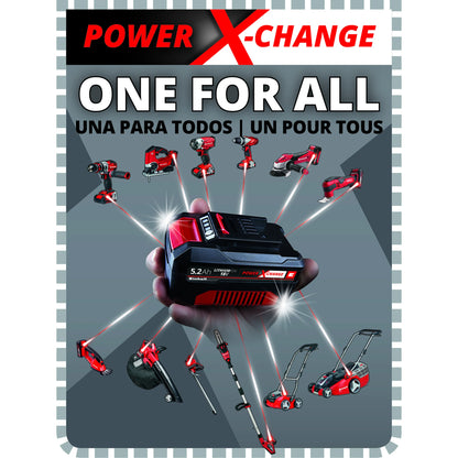 Einhell TE-CD 18/2 Li 18-Volt Power X-Change Cordless Drill Workshop Power Tool Kit, 3/8-Inch, W/1.5-Ah Battery