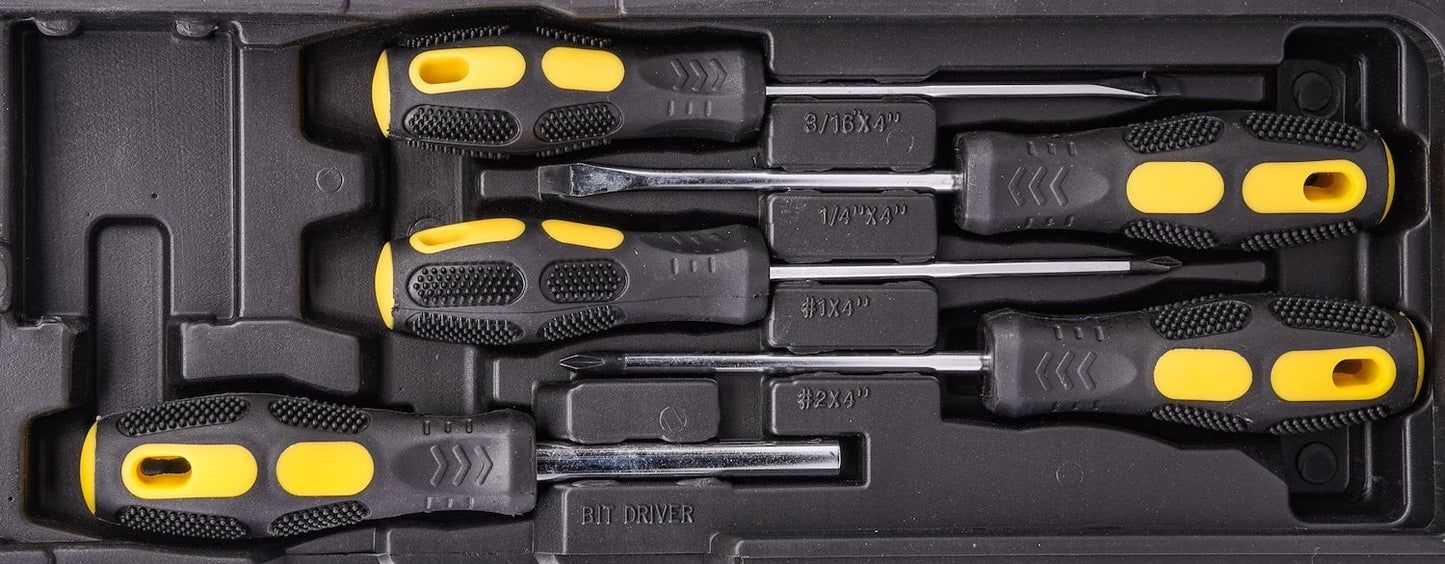 JEGS,12.50 x 24.00 x 3.80" LED Tool Set, 200 Piece