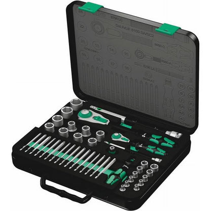 Wera Zyklop Metric 1/4? & 1/2" Drive Speed Ratchet Socket/Bit Set (43-Piece Set)