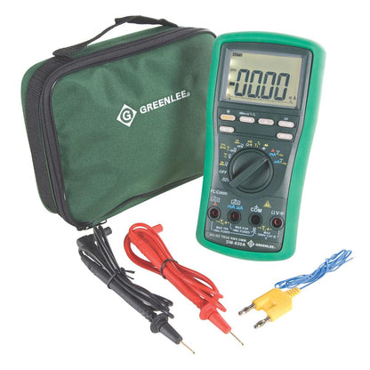Greenlee DM-830A Digital Multimeter - TRMS, AC/DC, Dual Temp