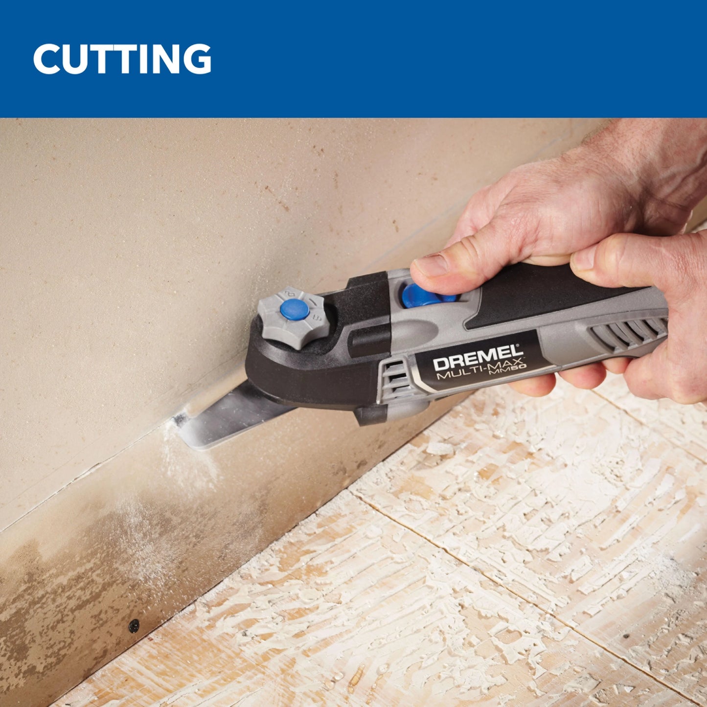 Dremel Multi-Max MM35-02 3.5 Amp Variable Speed Corded Oscillating Multi-Tool Kit with 7 Accessories and Storage Bag