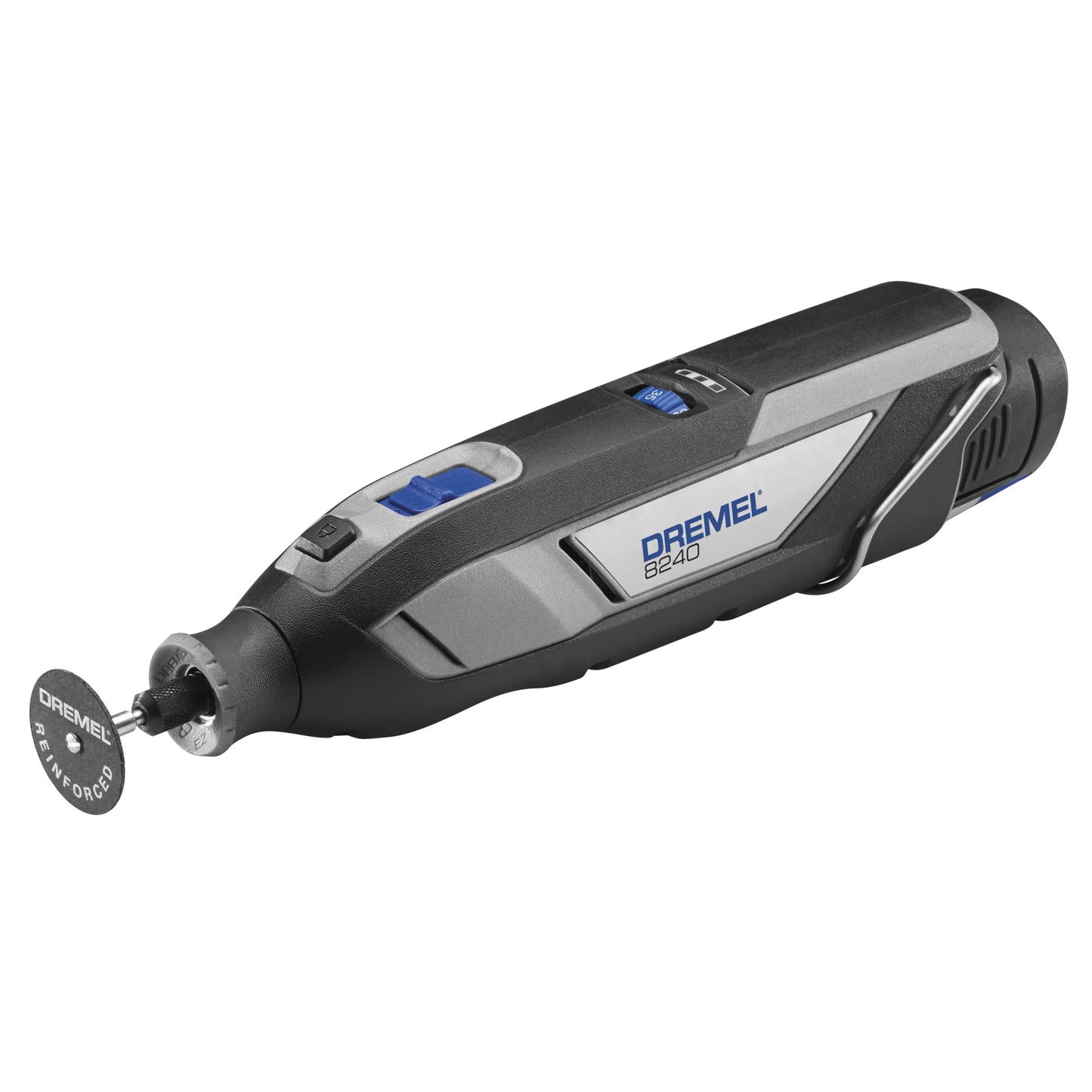 Dremel 8240/5 12V-Cordless Variable Speed Rotary Tool, 2Ah Li-Ion Battery with 5 Accessories, & Dremel Soft Case