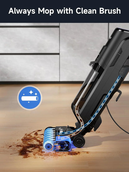 TAB S5 Cleaner Vacuum Mop All in One - Wet Dry Vacuum Cleaner for Hard Floors, Electric Mop with Scrub Brush